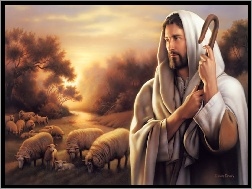 Owieczki, Jezus, Pasterz
